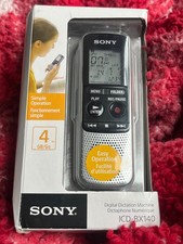 Sony ICD-BX140 Digital Voice Recorder 4GB Mp3 - Grey