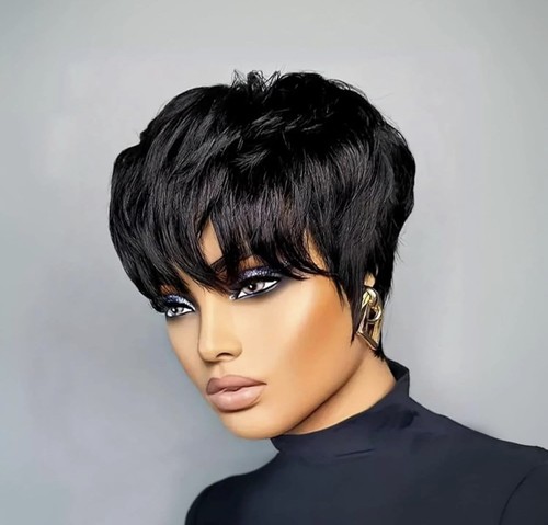 Short pixie cut - short,