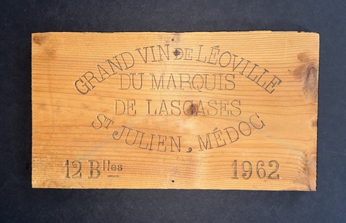 1962 vintage wine wood panel - 1,
