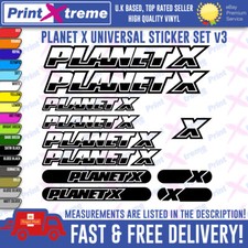 PLANET X GENERIC Vinyl Decals