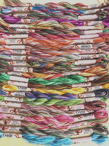 Skeins large art - 20, silk/rayon