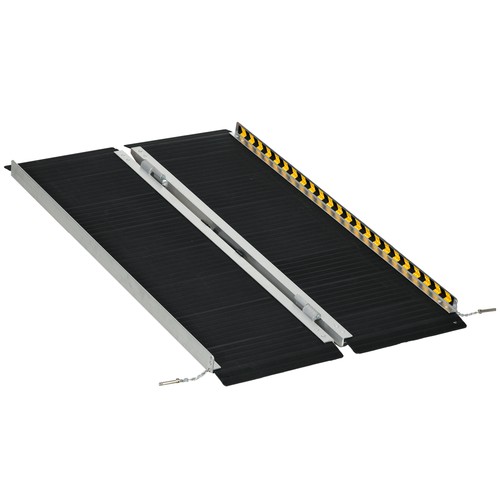 Homcom wheelchair ramp 122l - wheelchair, ramp,