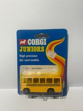 Corgi Juniors 15 School Bus, Boxed, Original, Vinatge, Rare.