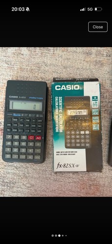 Casio 82sx vintage - vintage, fraction