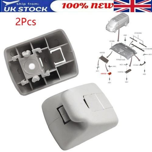 2pcs front sun visor retainer - 2pcs,