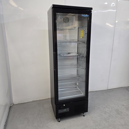 Back bar cooler single - bar, door