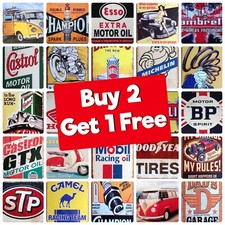 Garage Man Cave Metal Tin Sign Plaque Home Bar Shed Wall Art M1 20x30cm 8x12" Pu