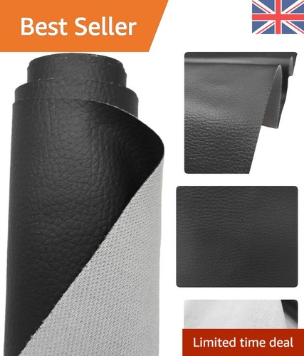 Durable black faux - durable, leatherette