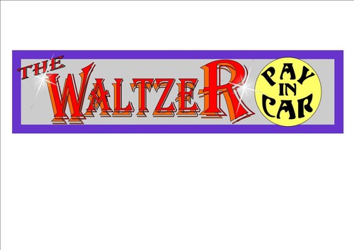 Fairground waltzer sign - fairground,