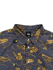 Stussy Men's Blue Musical