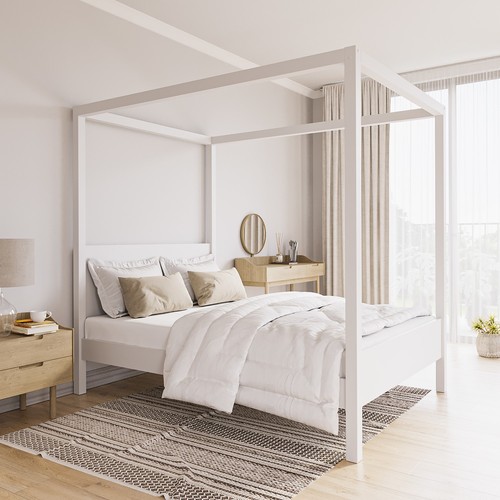 Double four poster bed frame - poster,