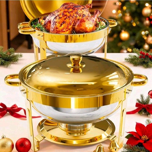 Chafing dish buffet gold - chafing,