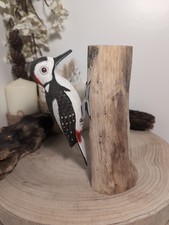 Hand Carved Wooden Spotted