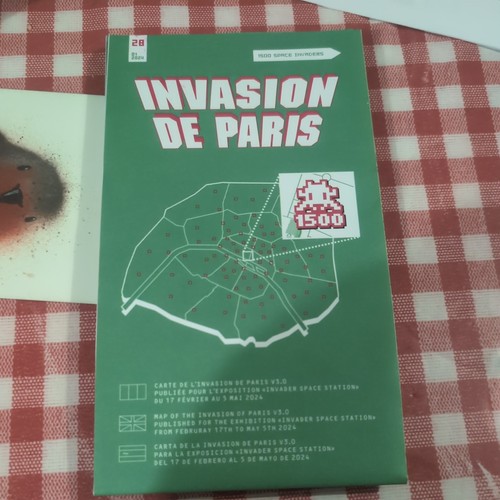 Invader carte invasion 28 - carte,