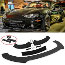 For Mazda Miata MX5 2006-2024 Front Bumper Lip Splitter Spoiler Body Kit Glossy