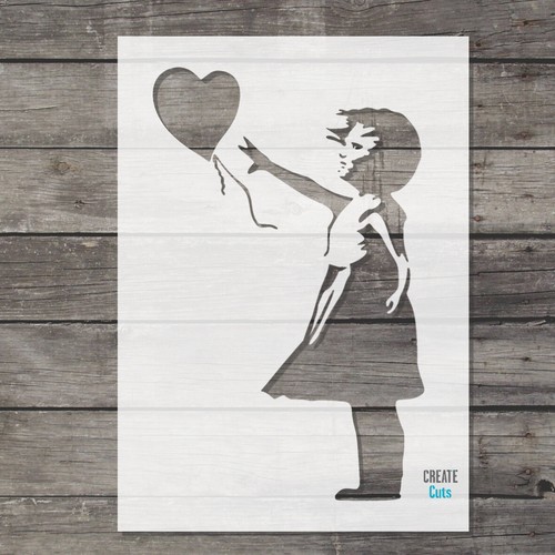 Banksy girl heart balloon - banksy,