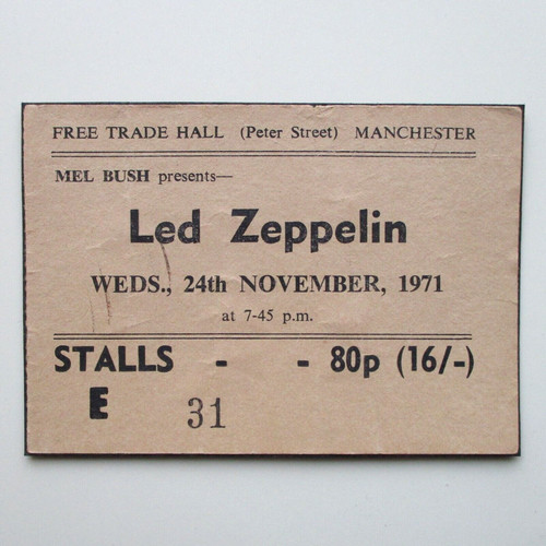 Led zeppelin 1971 concert - led,