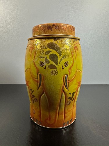 Williamson elephant tea tin - elephant,