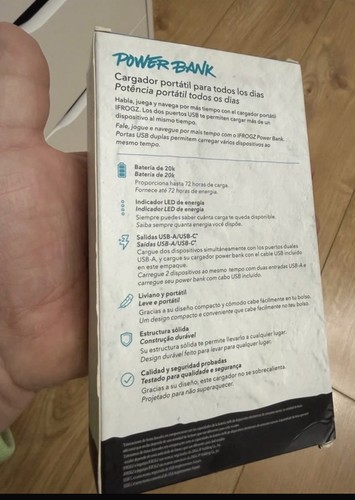 Power bank 20000mah 35pd fast - power,