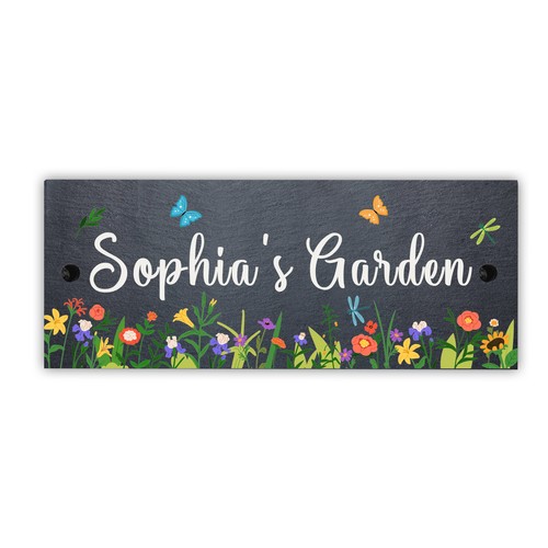Personalised rustic slate - personalised,