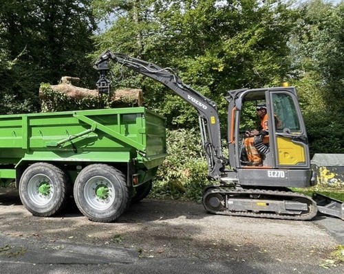 Arb digger excavator - digger, with