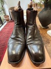 RM Williams Craftsman Boots Mens UK Size 11 G Brown (Leather Soles)
