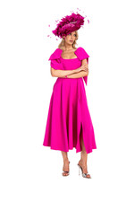 Kevan Jon Nancy Flare Dress UK8 RRP £360