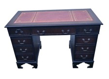 Vintage Red Leather Captains