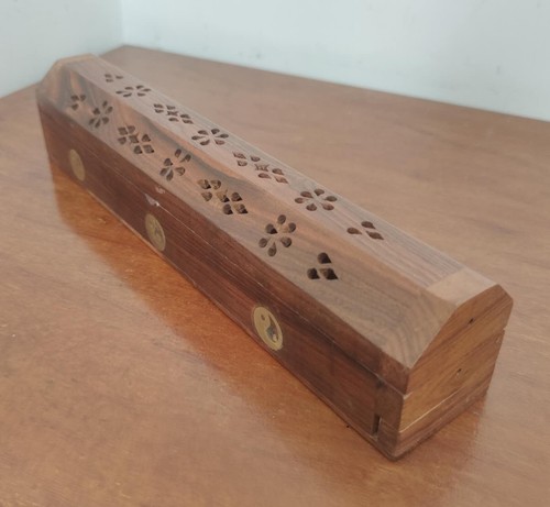 Wooden incense stick holder - wooden,