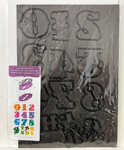 Xcut die set large - set, numbers