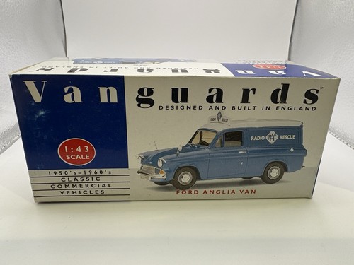 Vanguards ford anglia van - 1:43,