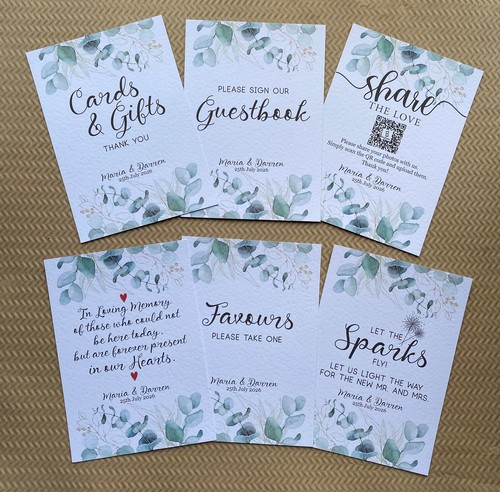 Eucalyptus leaves gift card