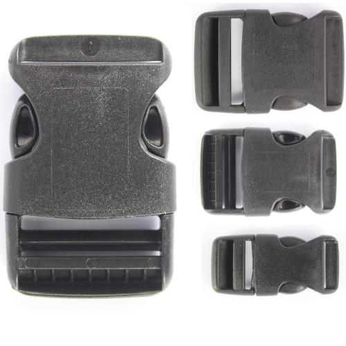 Rounded side release buckles - side,
