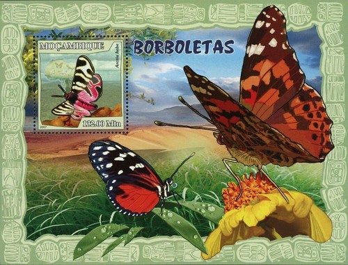 Butterflies stamp arctia hebe - butterflies,