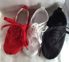 Jazz Shoes, Canvas Split Sole, various colours - UK Sizes 4 - 8