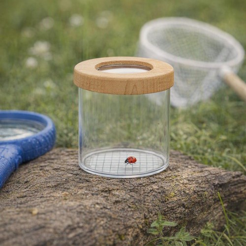 Kids magnifying study jar box - magnifying,