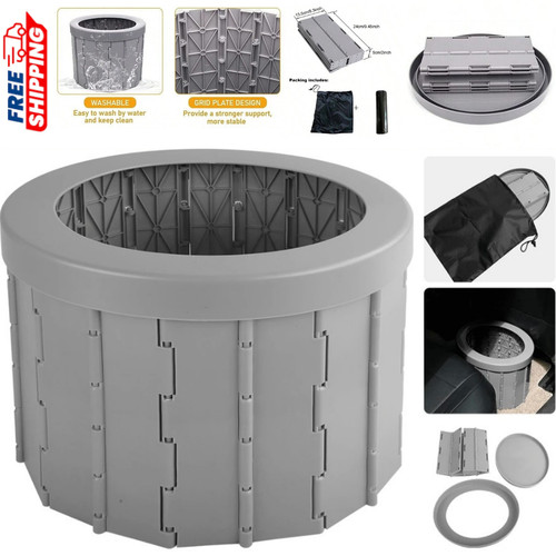 Portable folding toilet travel - portable,