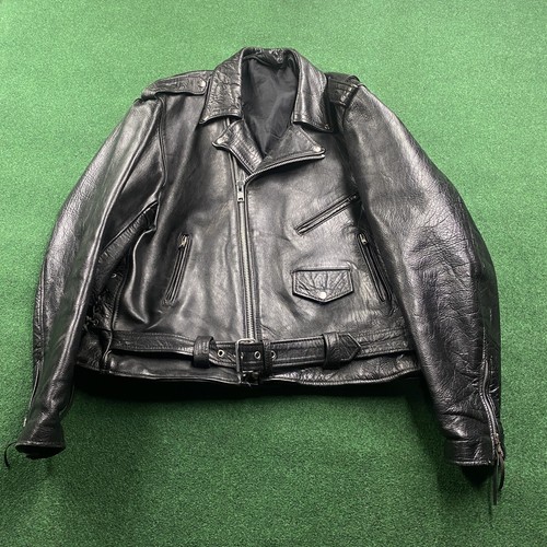 Vintage leather jacket mens - mens, 52
