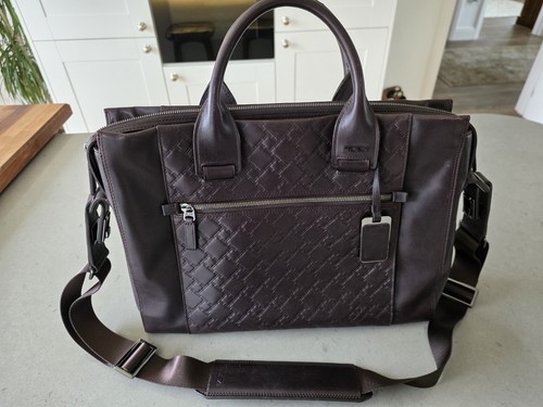 Tumi ticon brown leather - tumi,