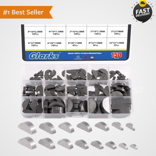 150pcs sizes woodruff keys - 150pcs,