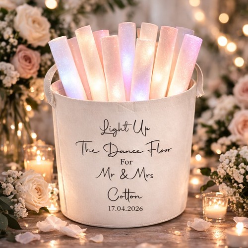 Personalised wedding glow - wedding,