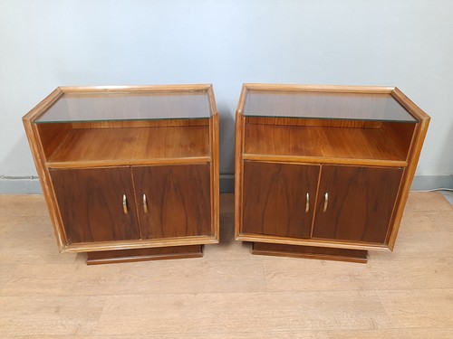 Pair italian walnut art - of,