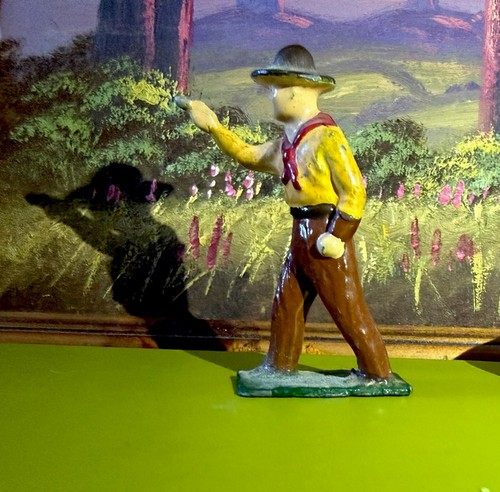 Vintage mokarex cowboy figure - vintage,