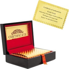 24K Gold Plated Playing Cards