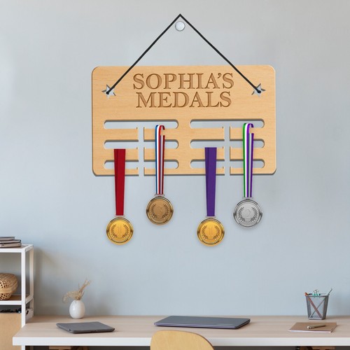 Personalised engraved medal - personalised,