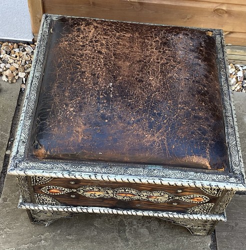 Vintage old persian leather - vintage,