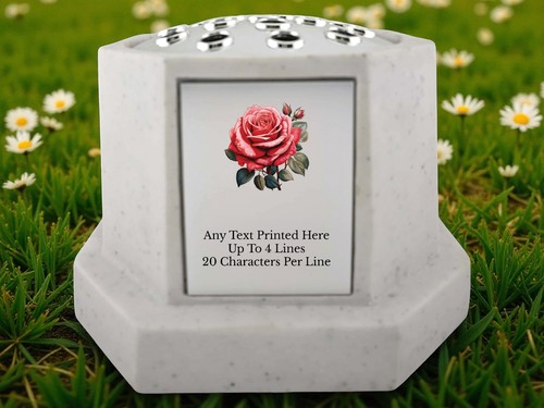 Personalised rose octagon - rose,