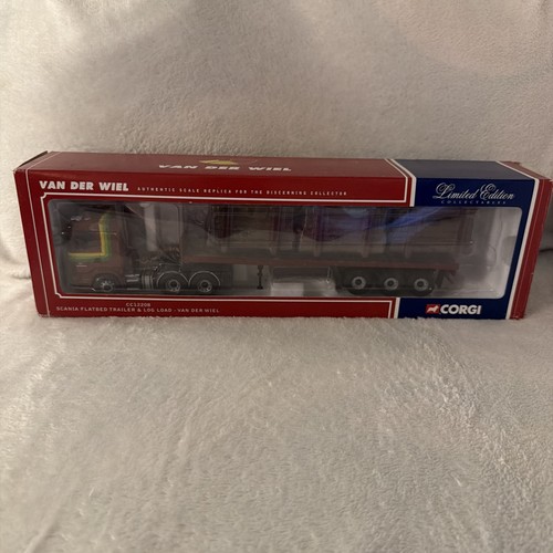 Corgi cc12208 scania - corgi, flatbed