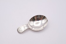 Lovely Antique Georgian Sterling Silver Caddy Spoon Hallmarked
