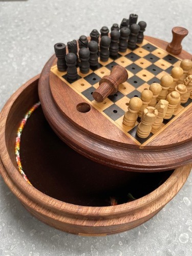 Travel chess set vintage - travel,
